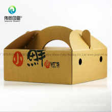 Food Packaging Corrugated Paper Printing Foldable Box